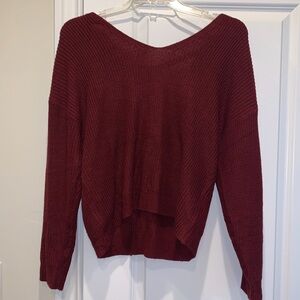 Open Back Sweater